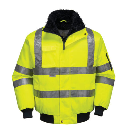 Safety Yellow Bomber Jacket