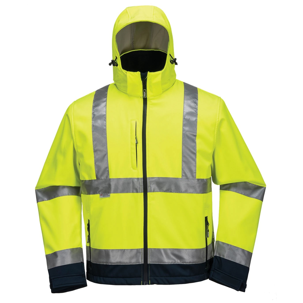 Hi-Vis Reflective Safety Softshell Vest