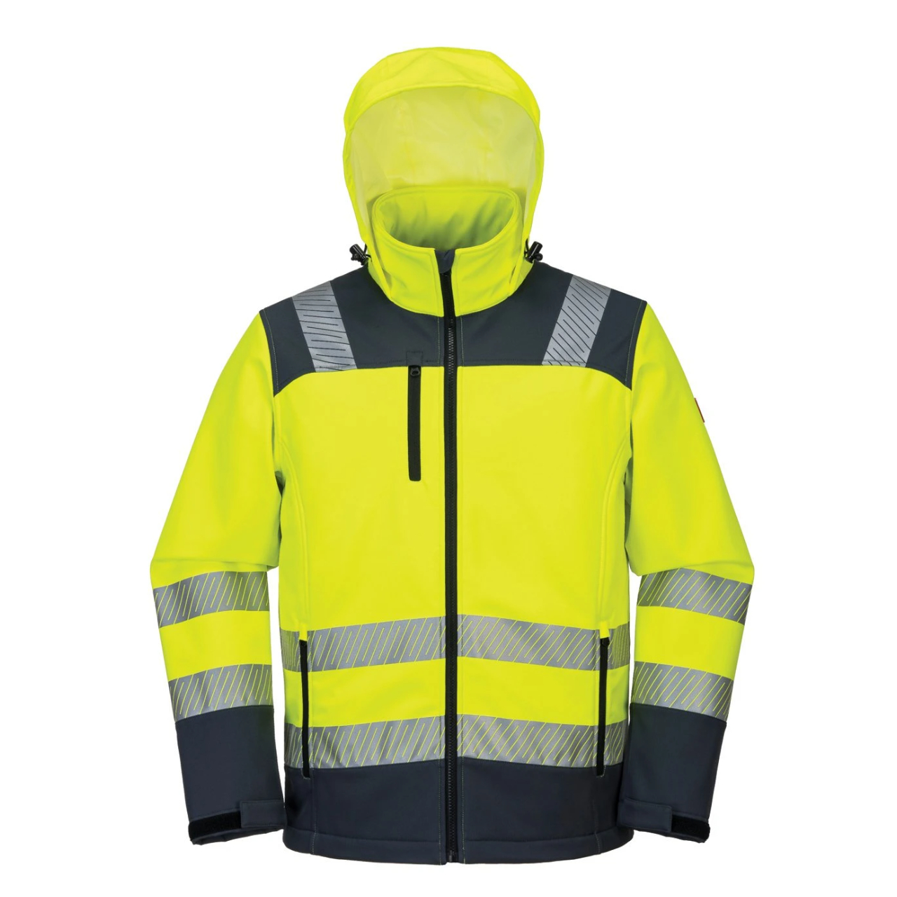 Hi-Vis Reflective Safety Softshell Jacket