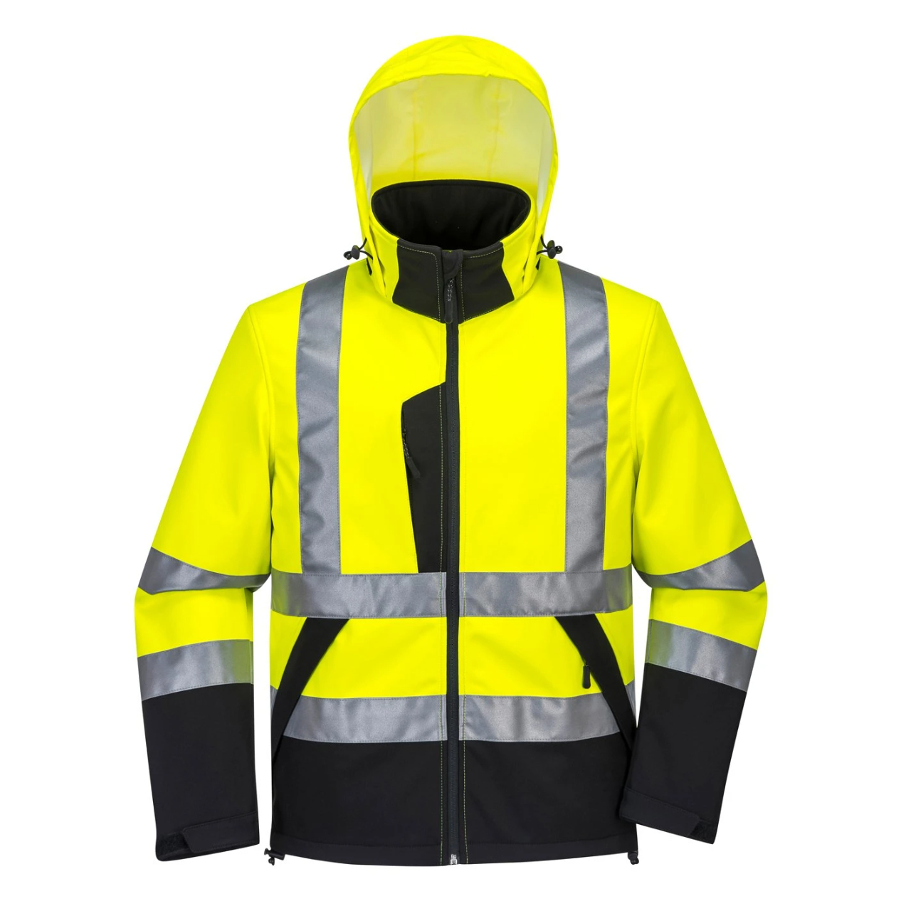 Hi-Vis Reflective Safety Softshell Jacket