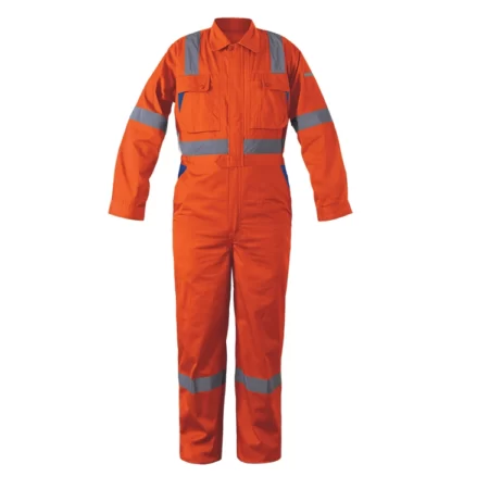Hi Vis Orange Work Wear Coverall