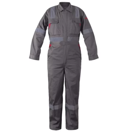 Hi Vis Grey Work Wear Coverall