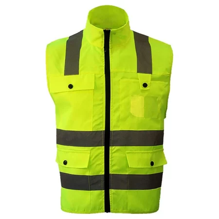 High Neck Reflective Safety Vest