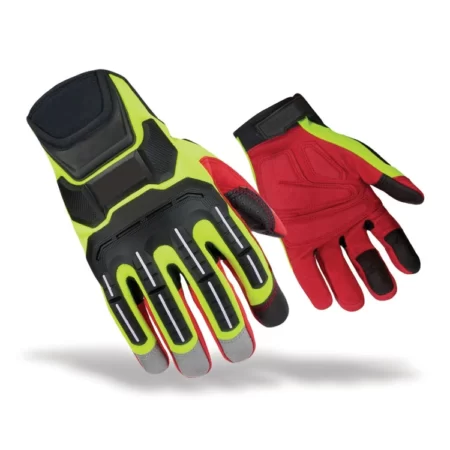 Protection Orange Fire Fighter Gloves