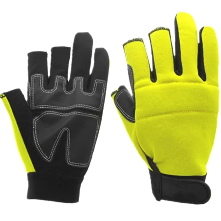 Synthetic Leather Mechanic Gloves