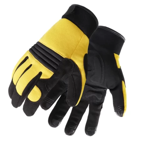 Foam Padding Mechanic Gloves