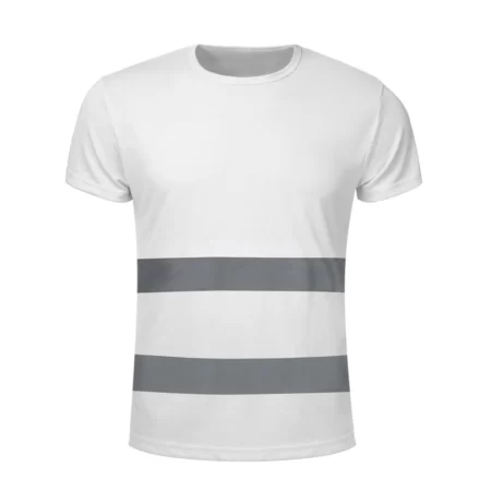 Fluorescent White Reflective T-Shirt