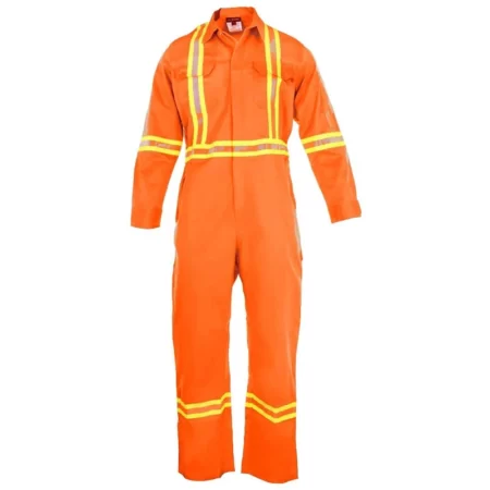 Flame Retardant Orange Anti-static Coverall