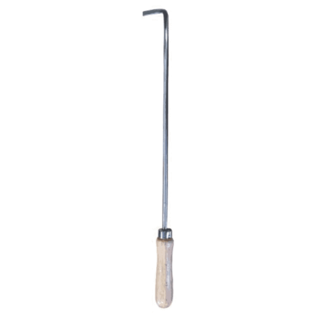 beehive frame cleaner with wooden handle